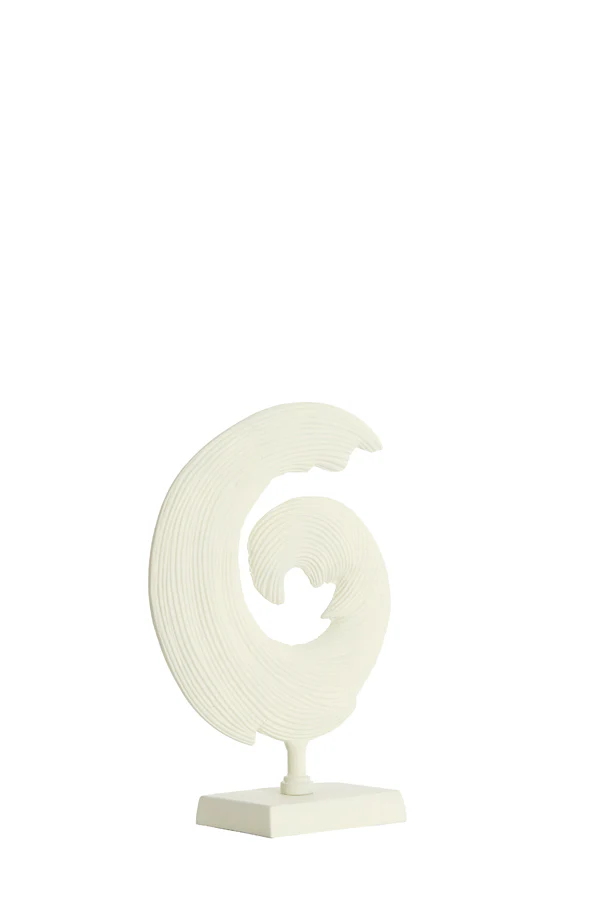 Ornament on base 29x10x40 cm SHWIBA cream - Image 2