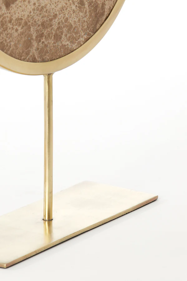 Ornament on base 35x10x51,5 cm MORENO marble brown - Image 3