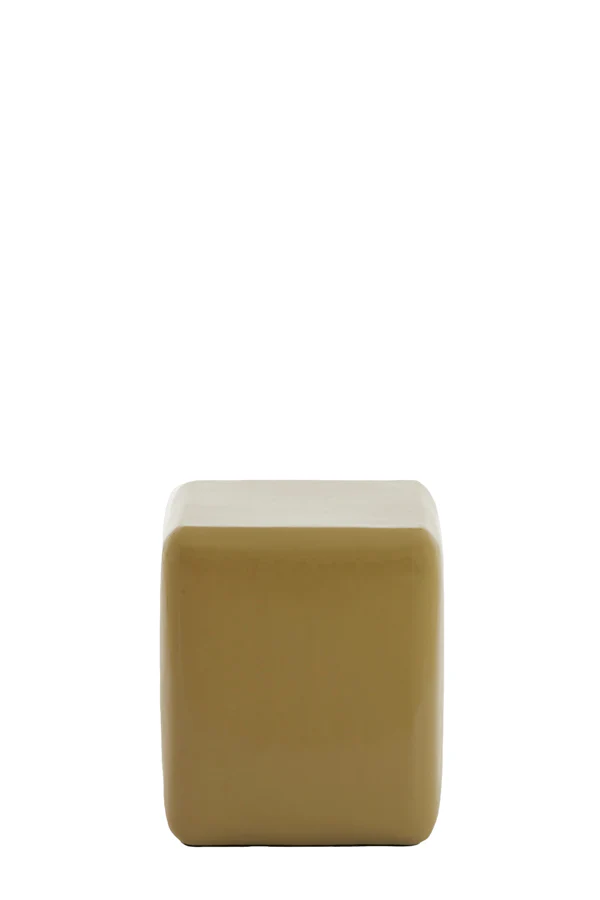 Pillar 35x35x40 cm FABI shiny olive green - Image 2