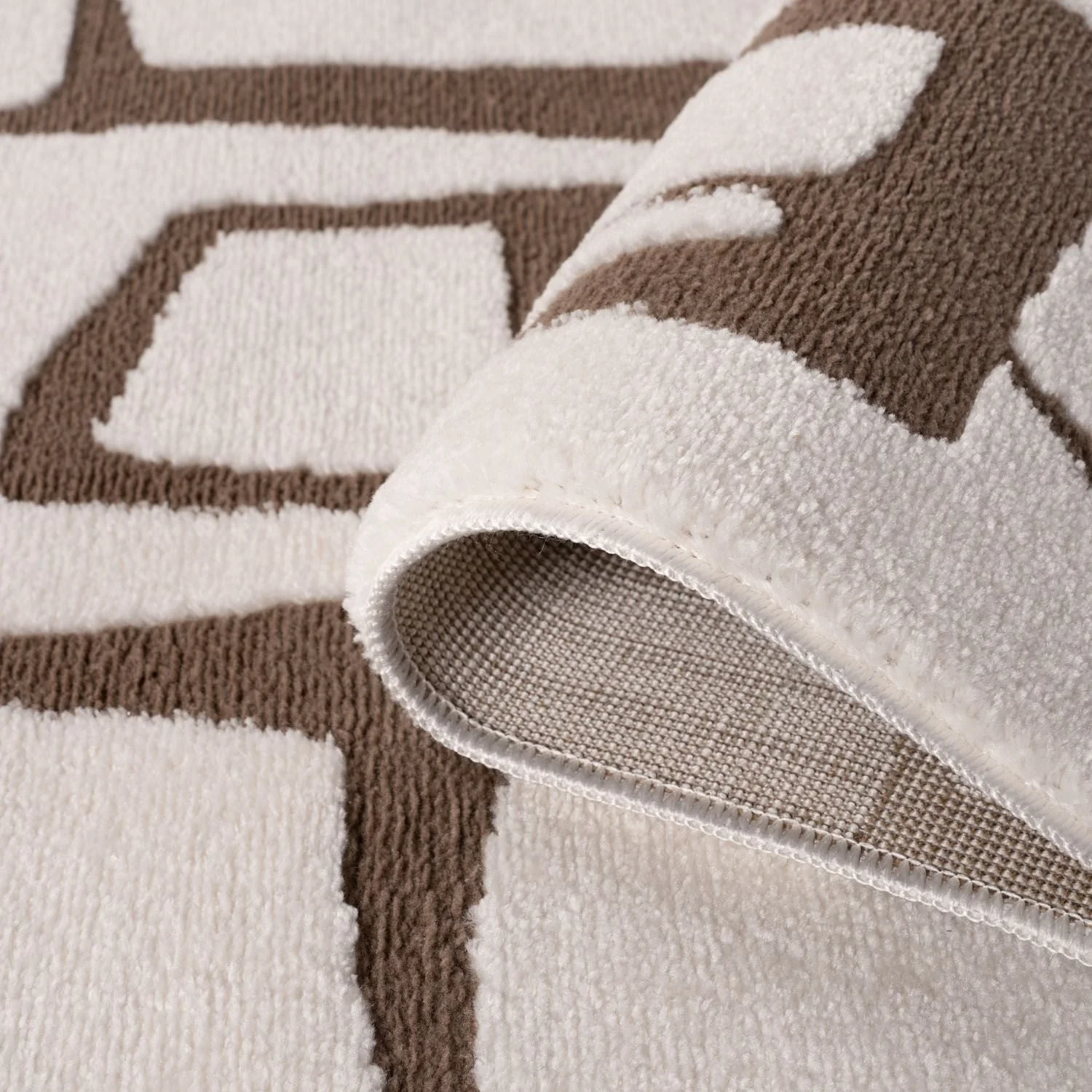 Loft Abstract Brown Rug - Image 4