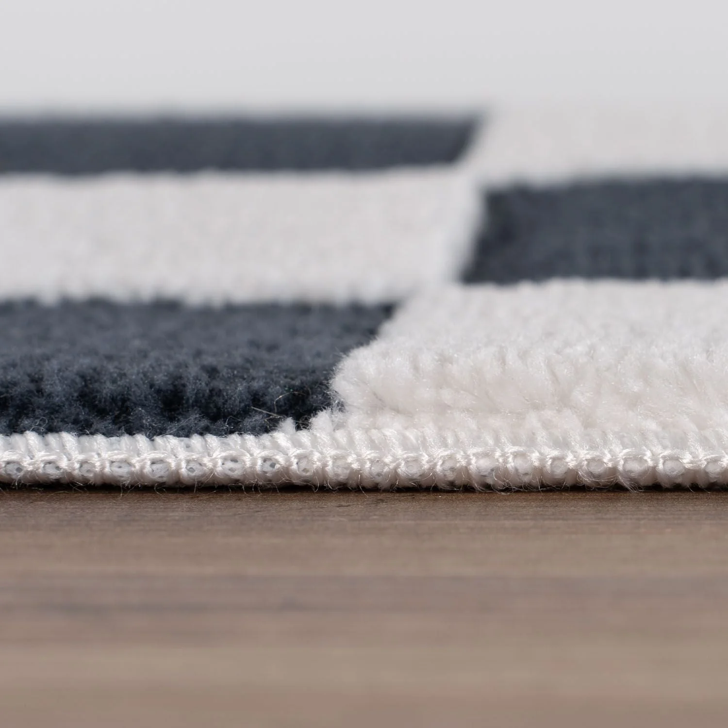 Loft Checkerboard Blue Rug - Image 5