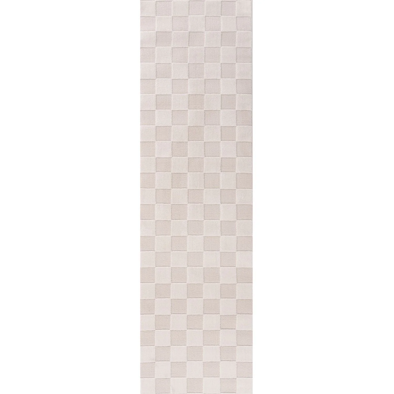 Loft Checkerboard Cream Rug - Image 7