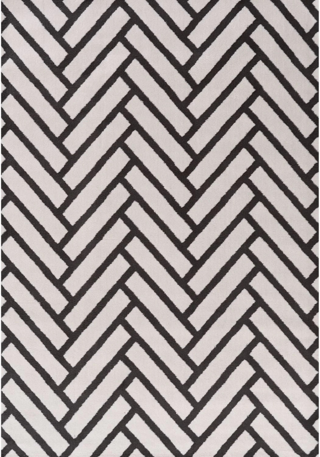 Loft Chevron Dark Grey Rug