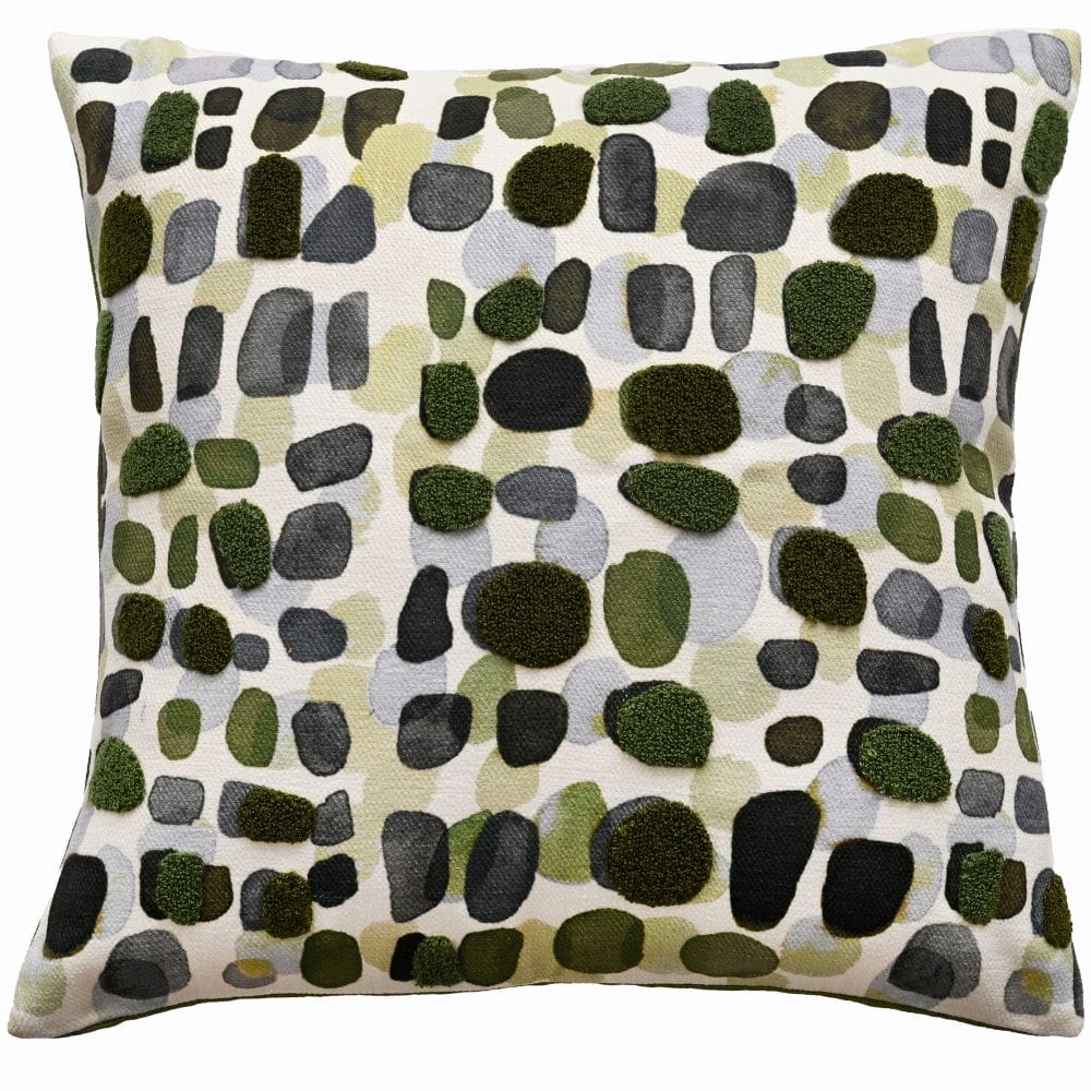 Malini Alfie Olive Cushion - Image 2