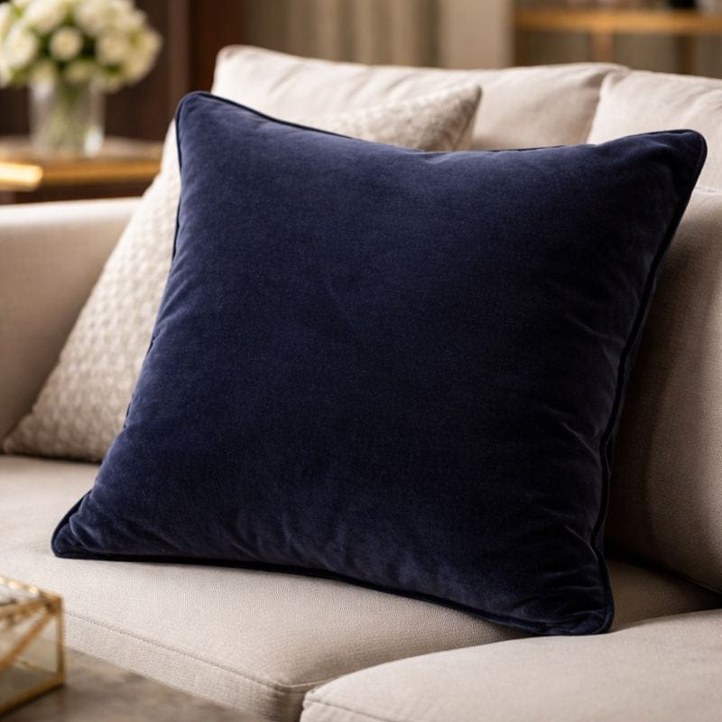 Malini Extra Large Luxe Navy Cushion