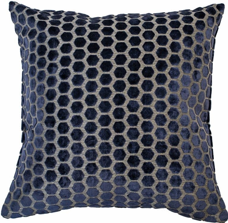 Malini Jorvik Navy Cushion - Image 2