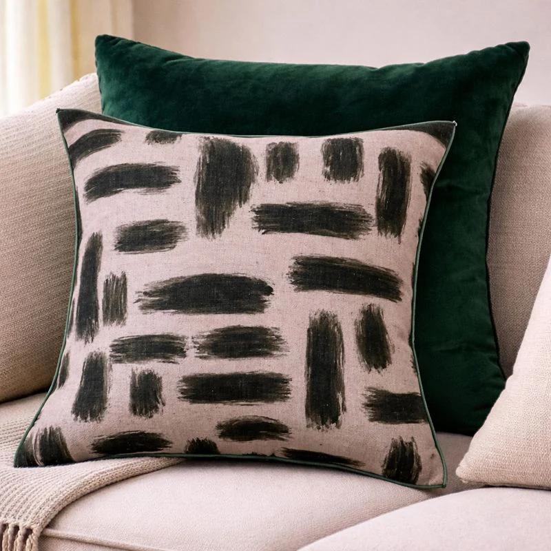 Malini Kentish Olive Cushion