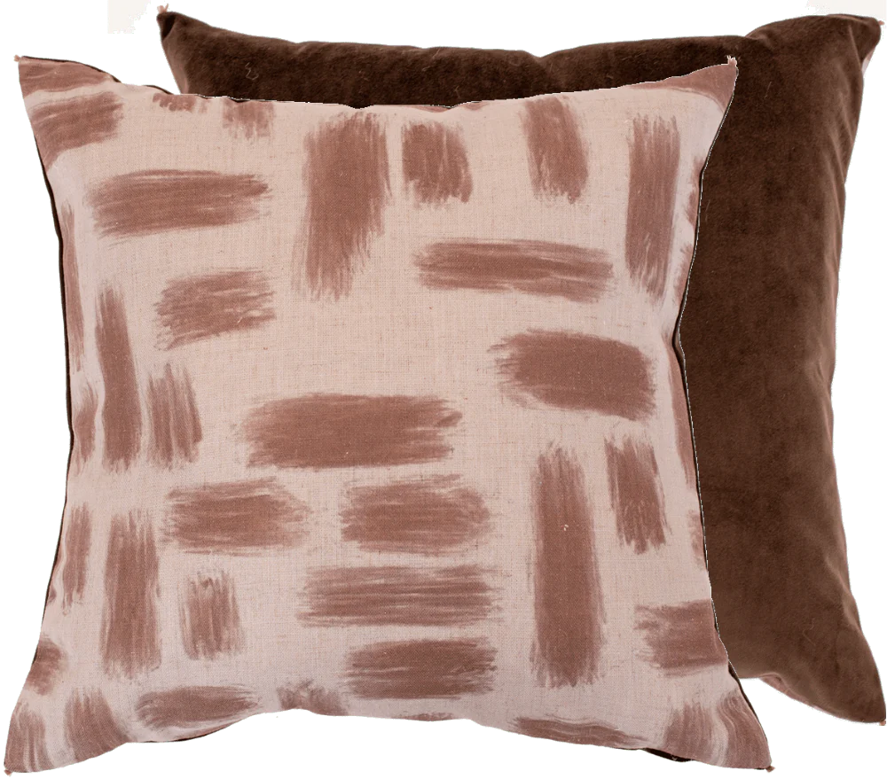 Malini Kentish Taupe Cushion - Image 2