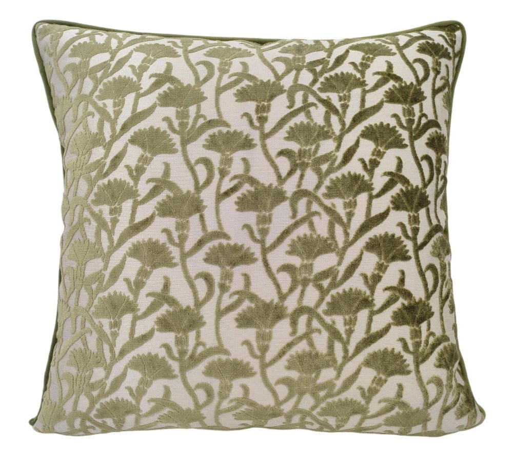 Malini Large Cassia Olive Cushion - Image 2