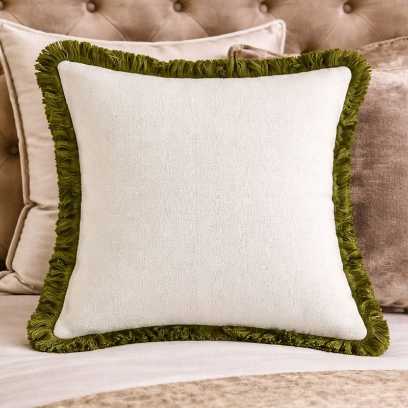 Malini Large Hugo Olive Cushion