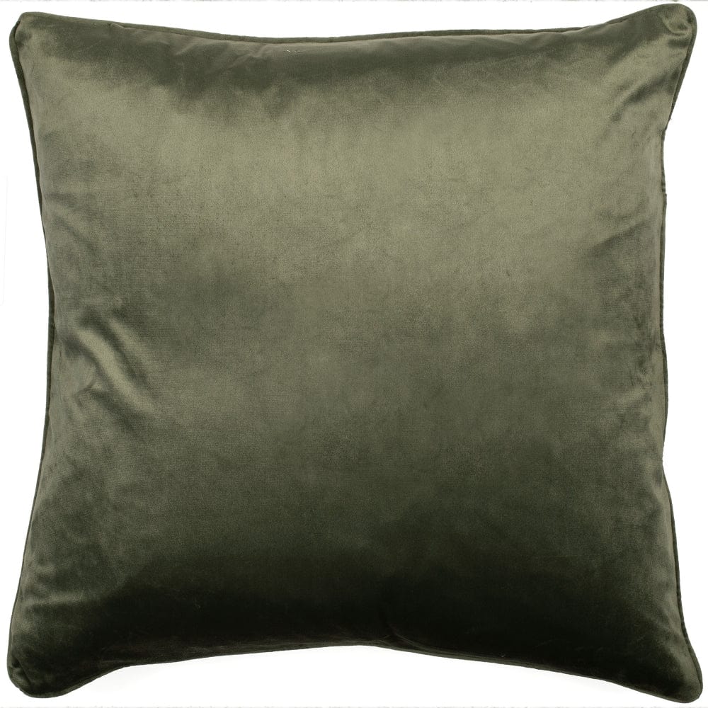 Malini Large Luxe Olive Cushion - Image 2