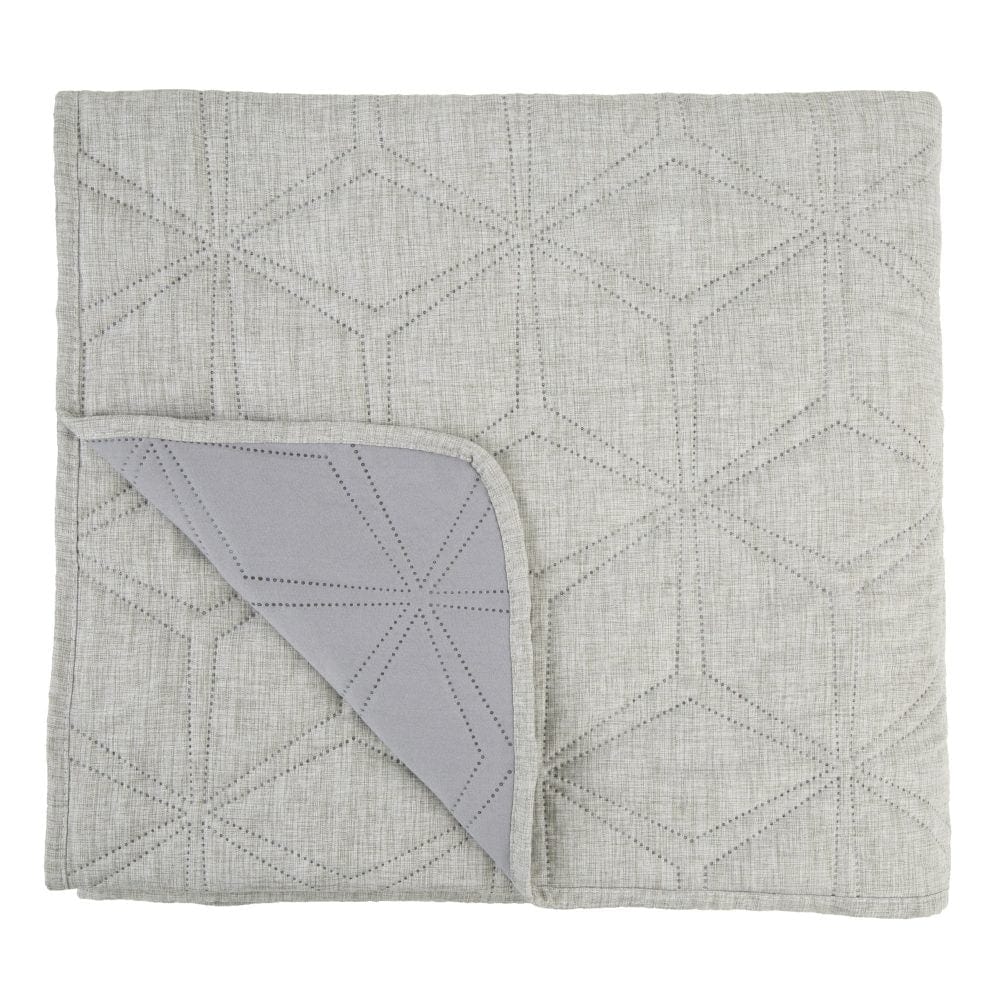 Malini Lombardi Double Grey Quilt - Image 3