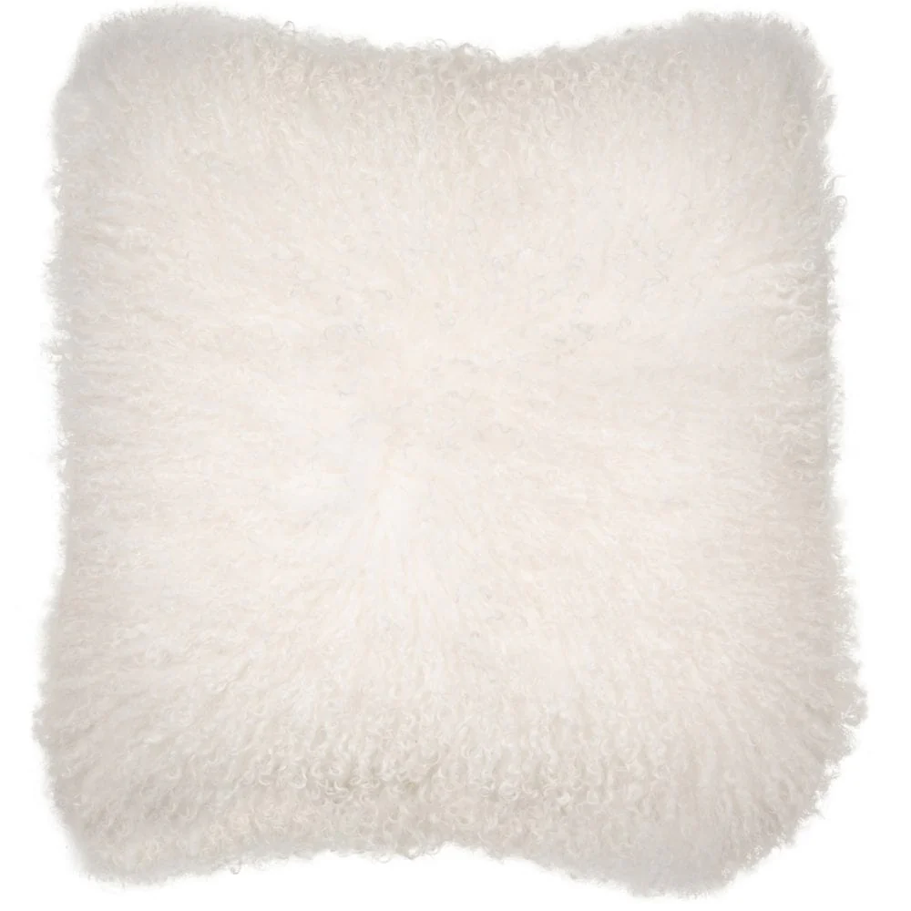 Malini Mongolian White Cushion - Image 2