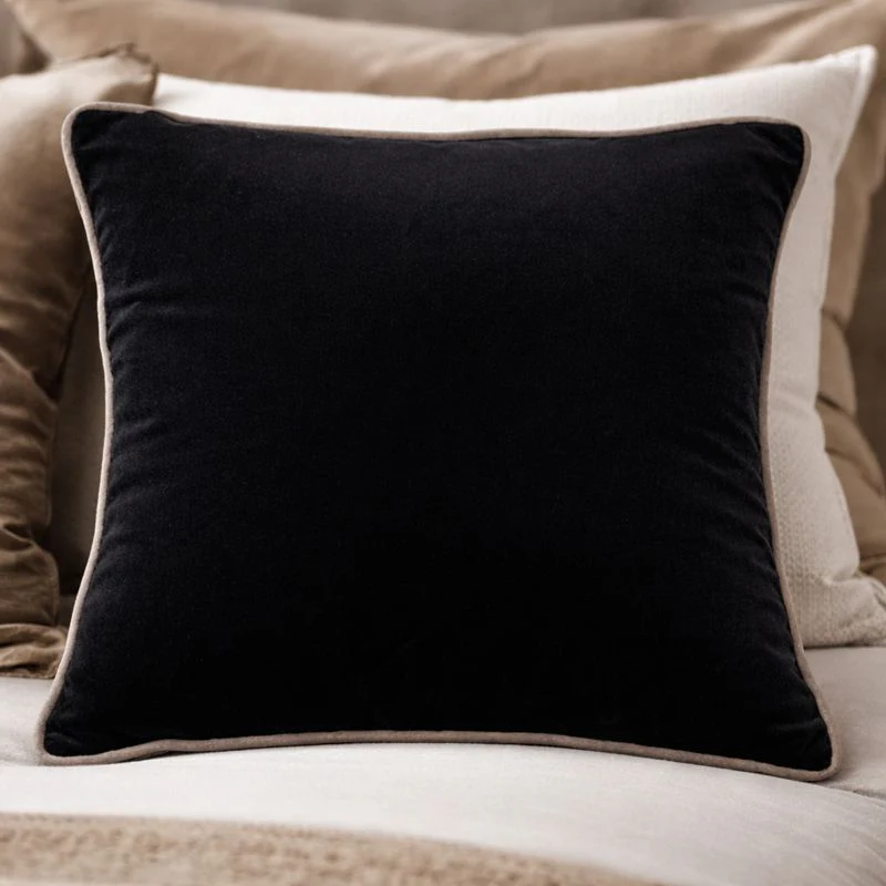 Paul Moneypenny Twofaced Black And Cream Cushion
