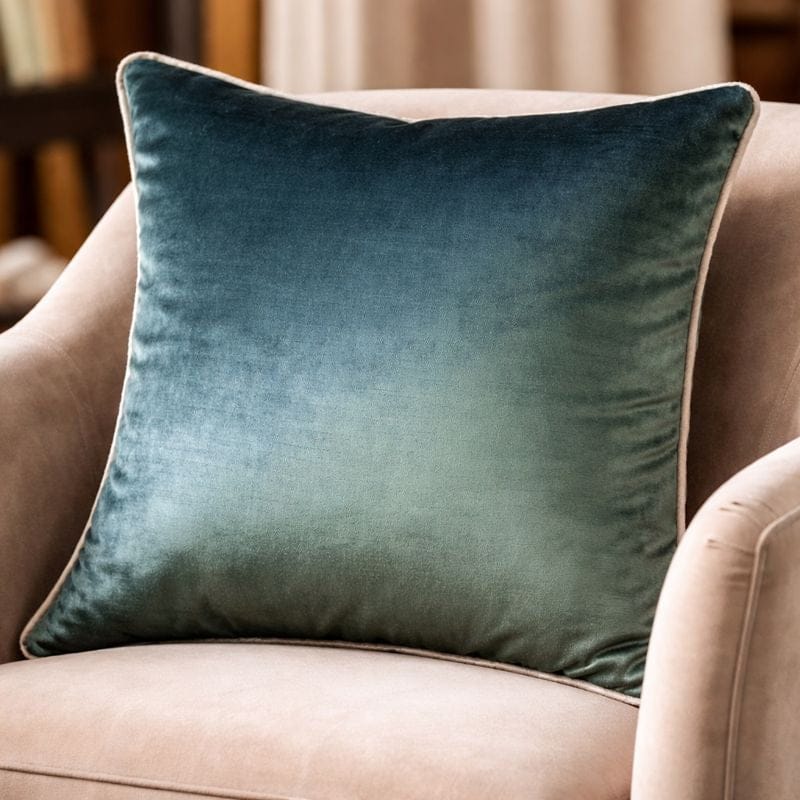 Paul Moneypenny Twofaced Sage And Gold Cushion