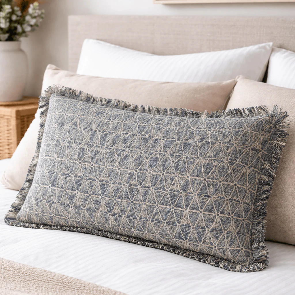 Malini Ravi Indigo Cushion