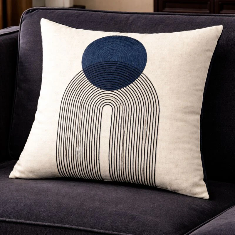 Malini Saloni Navy Cushion