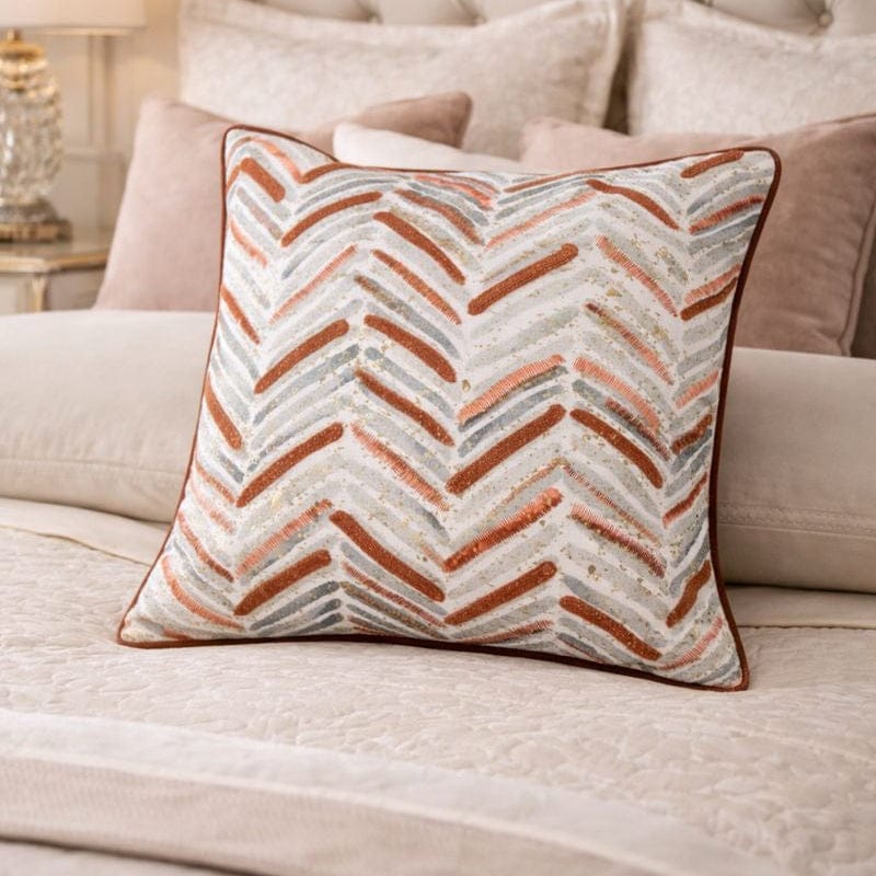 Malini Verdi Rust Cushion