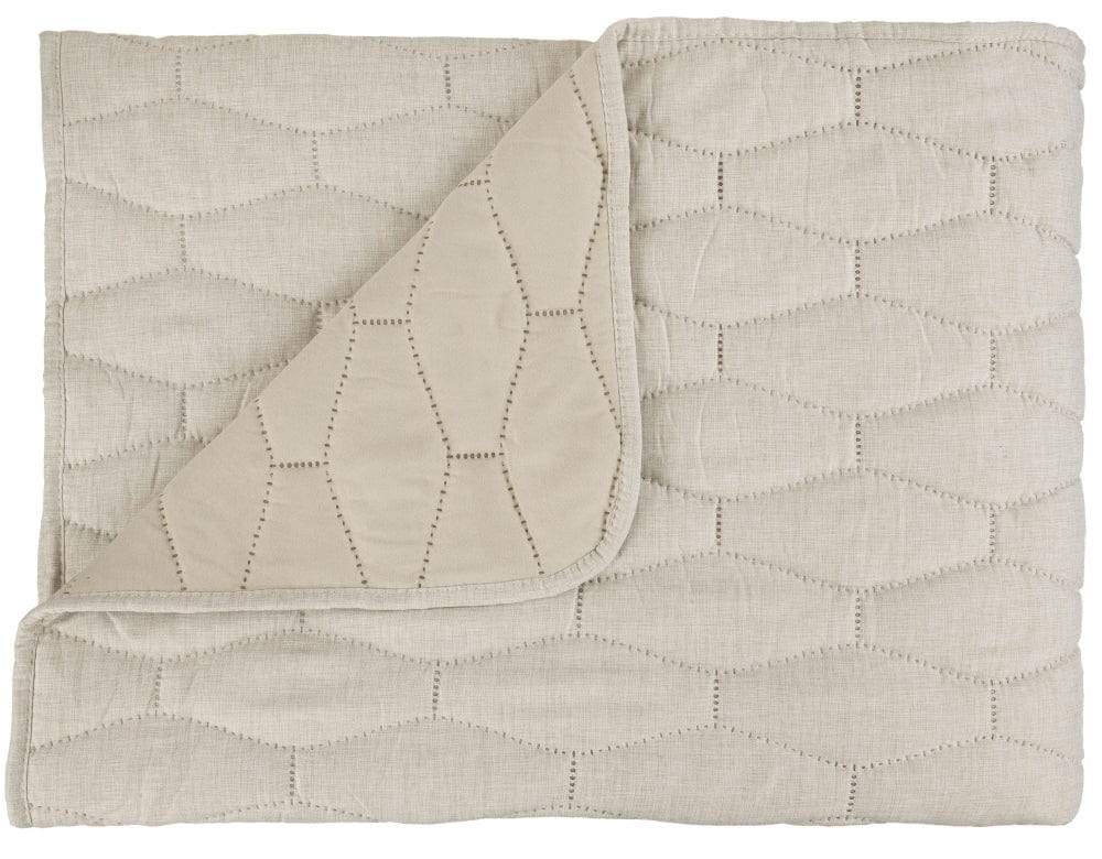 Malini Winchcombe Natural Double Quilt - Image 3