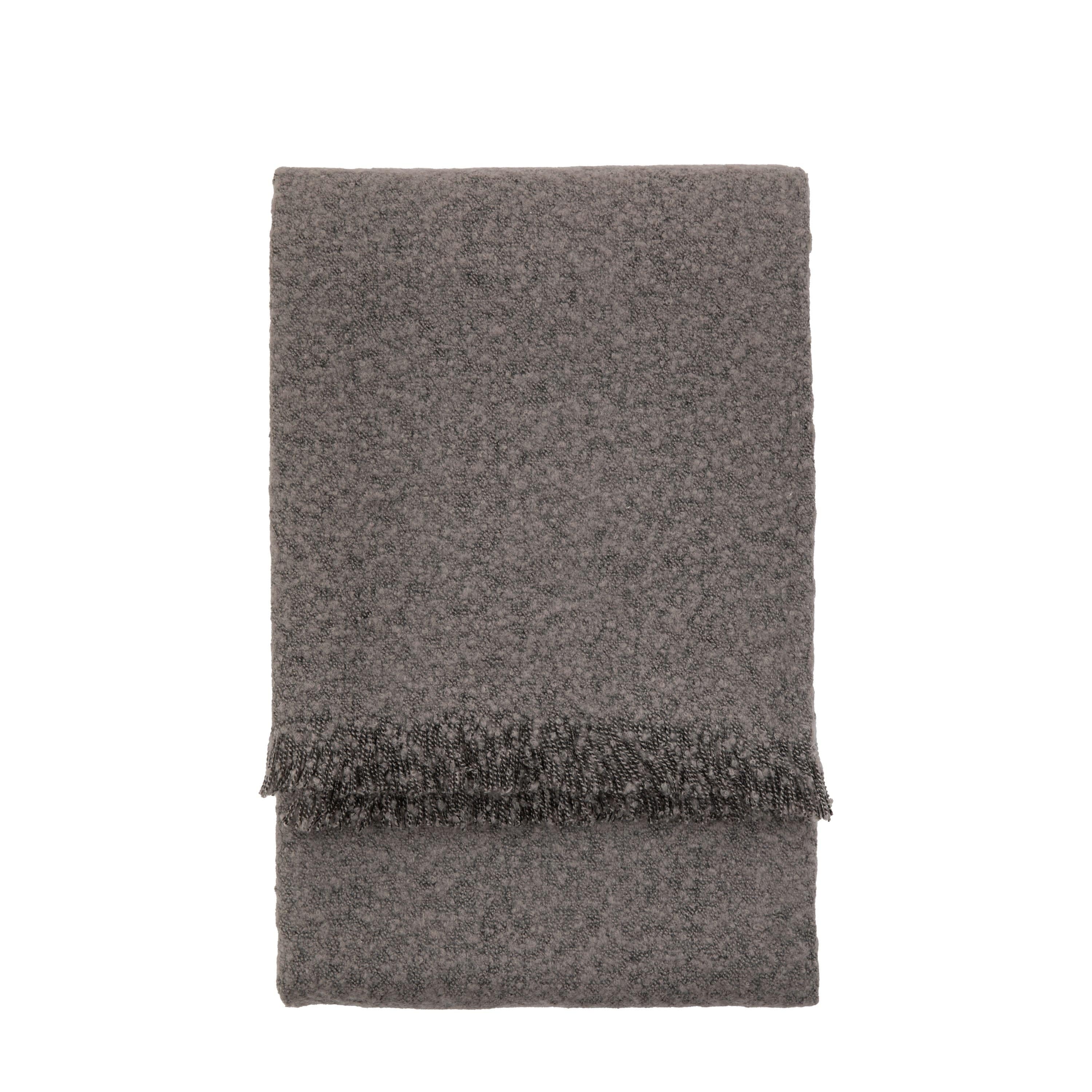 Mel Acrylic Throw Dark Grey | OUTLET - Image 2