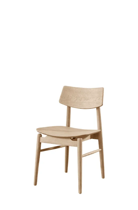 Mono Solid Oak Dining Chair - Image 2