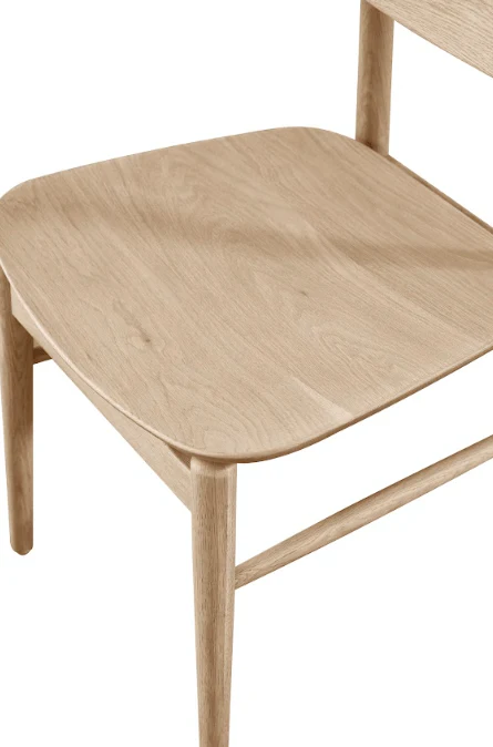 Mono Solid Oak Dining Chair - Image 3