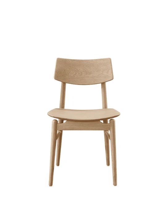 Mono Solid Oak Dining Chair - Image 4