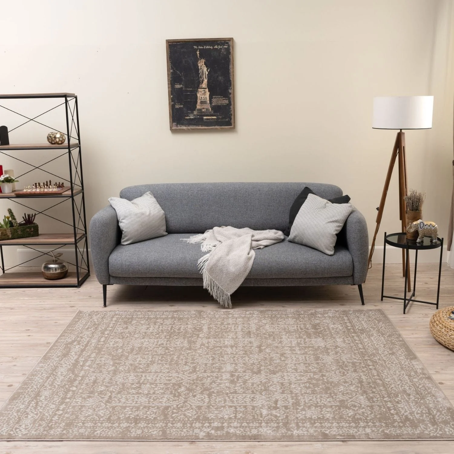Montana Beige Rug | 3716B - Image 9