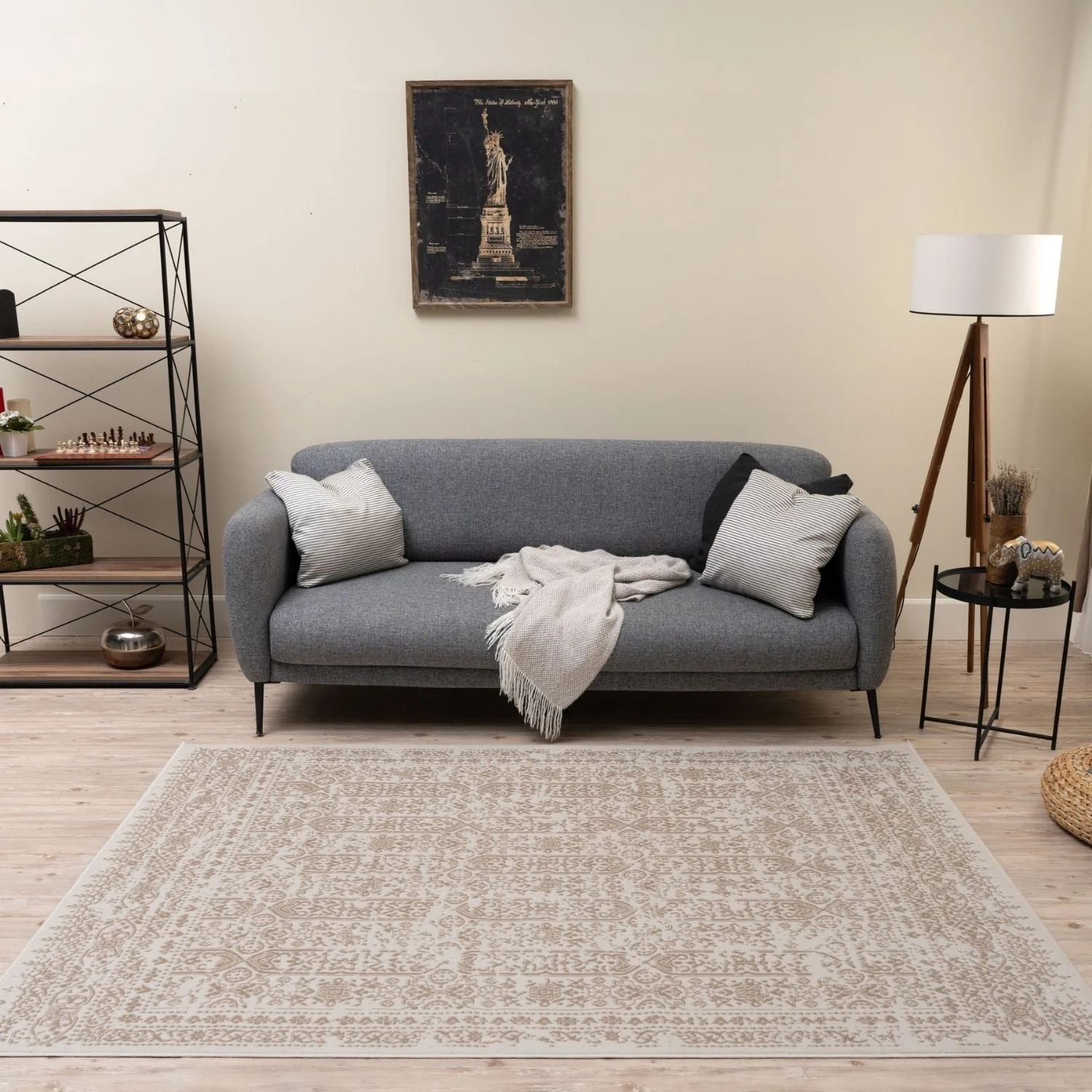 Montana Cream and Beige Rug | 3716CB - Image 6