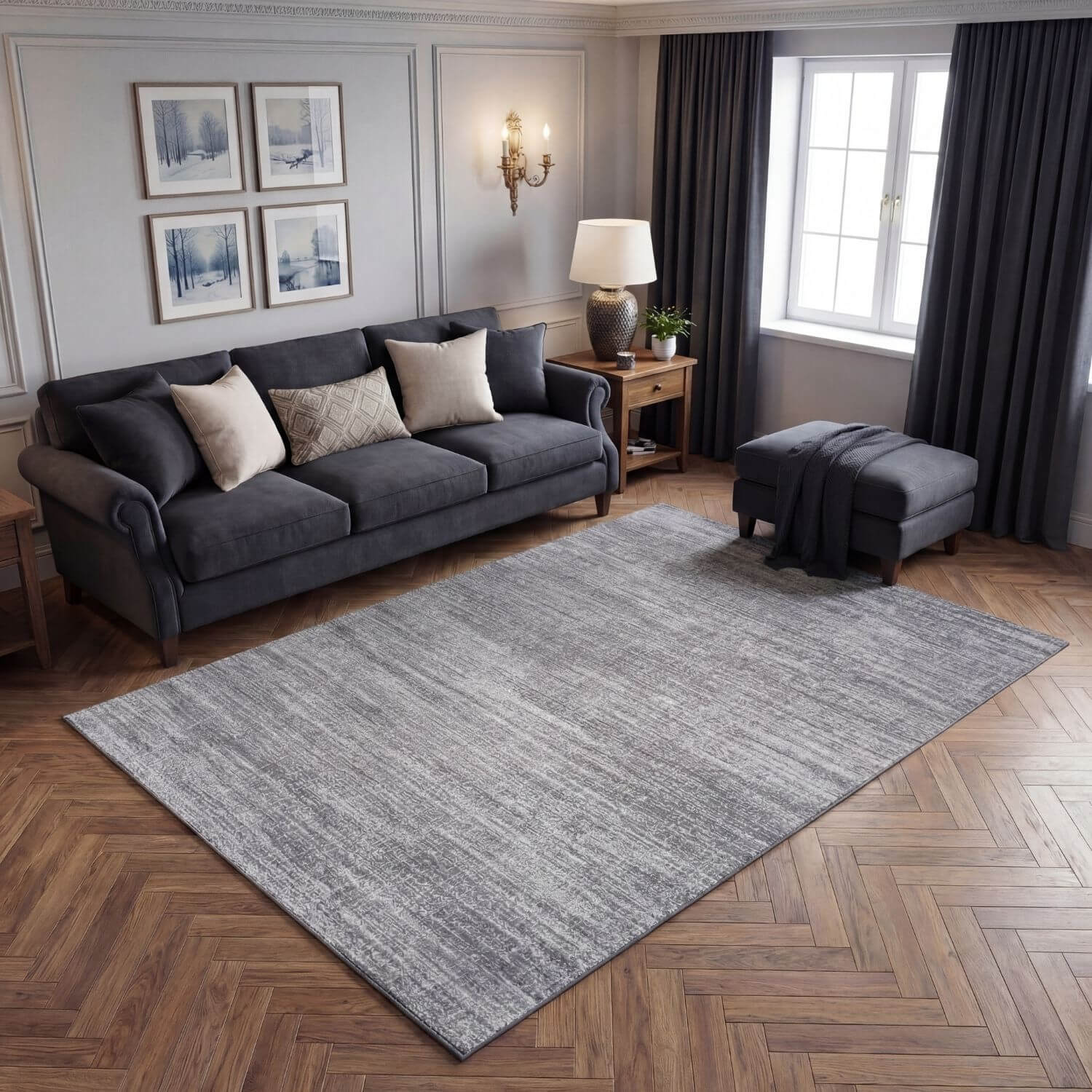 Montana Grey Rug | 3800G - Image 2