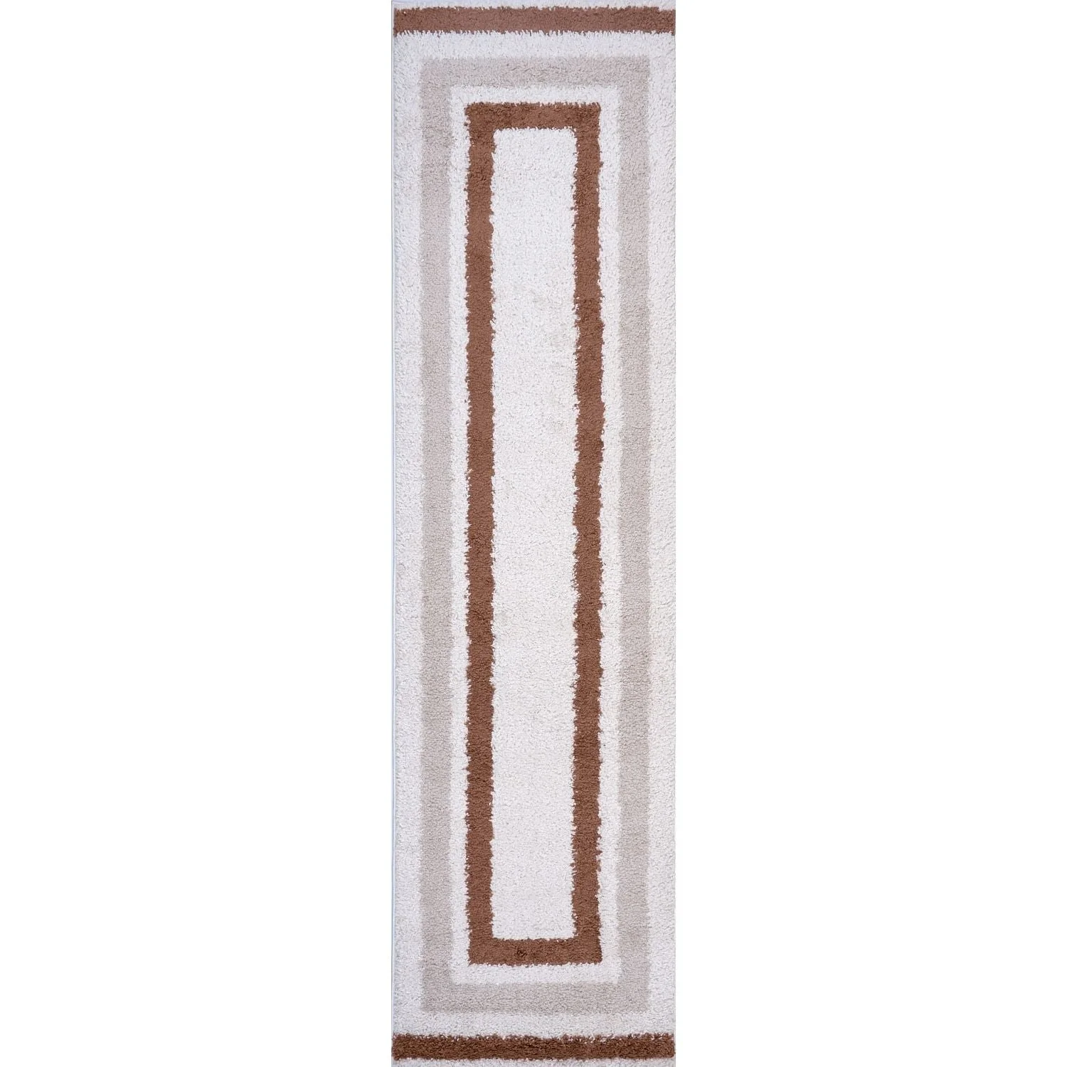 Moodi Shaggy Cream/Terra Slatefern Rug - Image 10