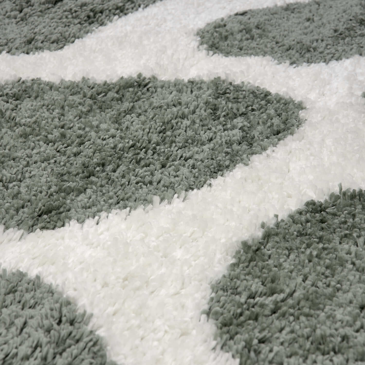 Moodi Shaggy Green Erosan Rug - Image 3