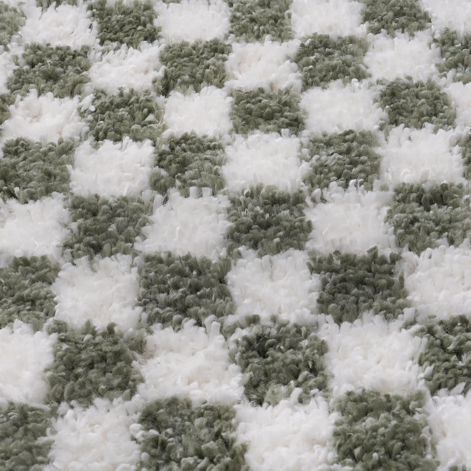 Moodi Shaggy Green Lunel Rug - Image 3