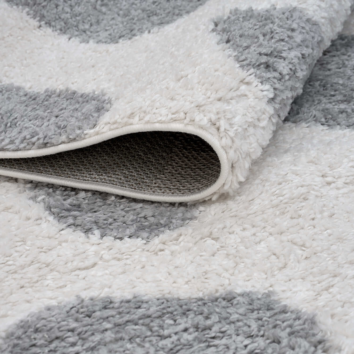 Moodi Shaggy Grey Tarn Rug - Image 4
