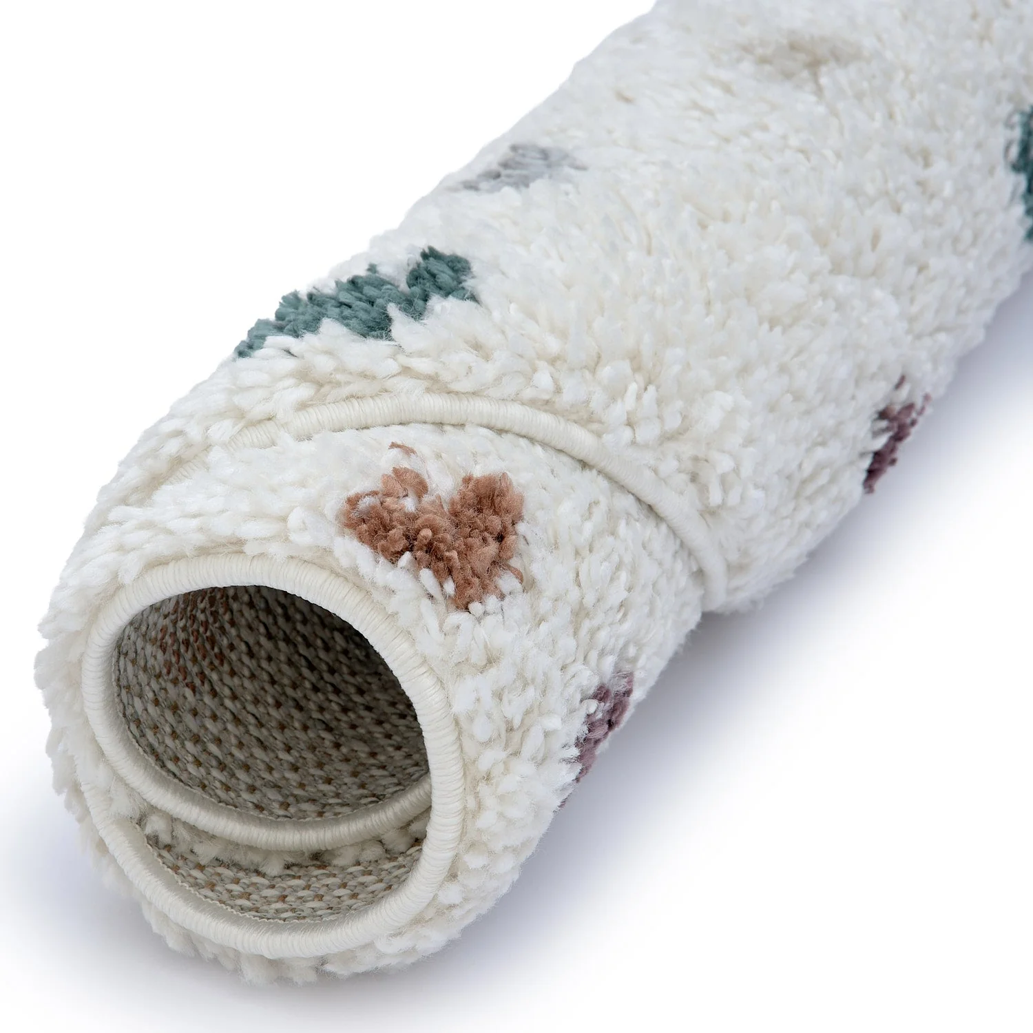 Moodi Shaggy Multicolour Jubile Rug - Image 12