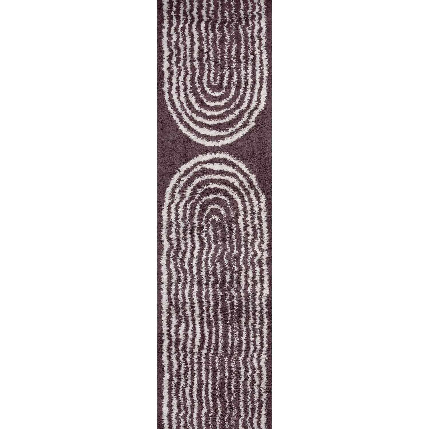 Moodi Shaggy Purple Velvetine Rug - Image 10