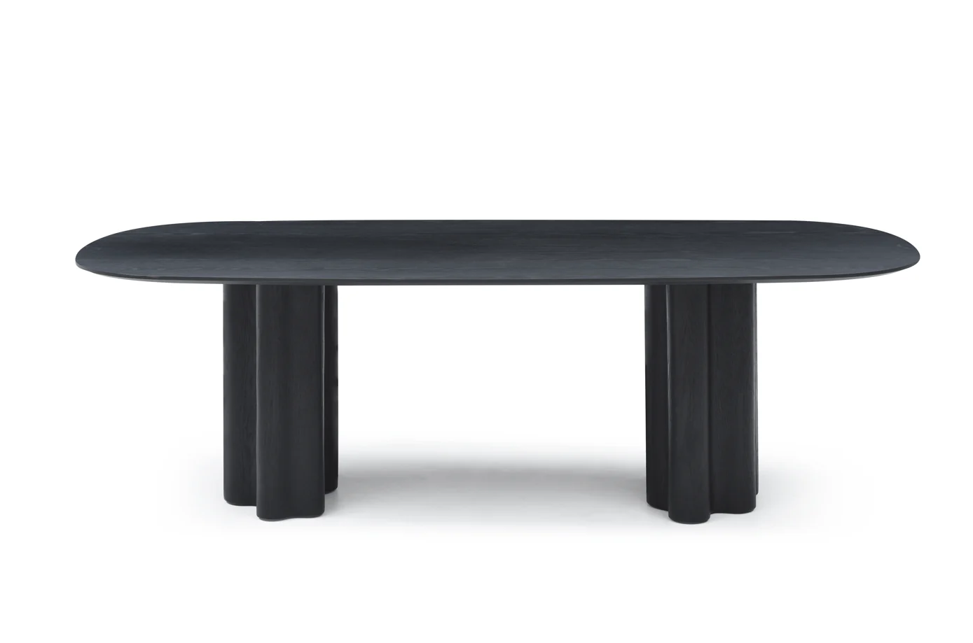 Moon Dining Table 240 - Black Oak - Image 2