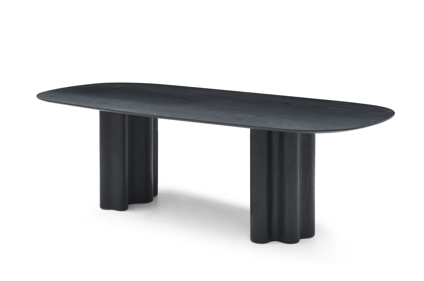 Moon Dining Table 240 - Black Oak - Image 4