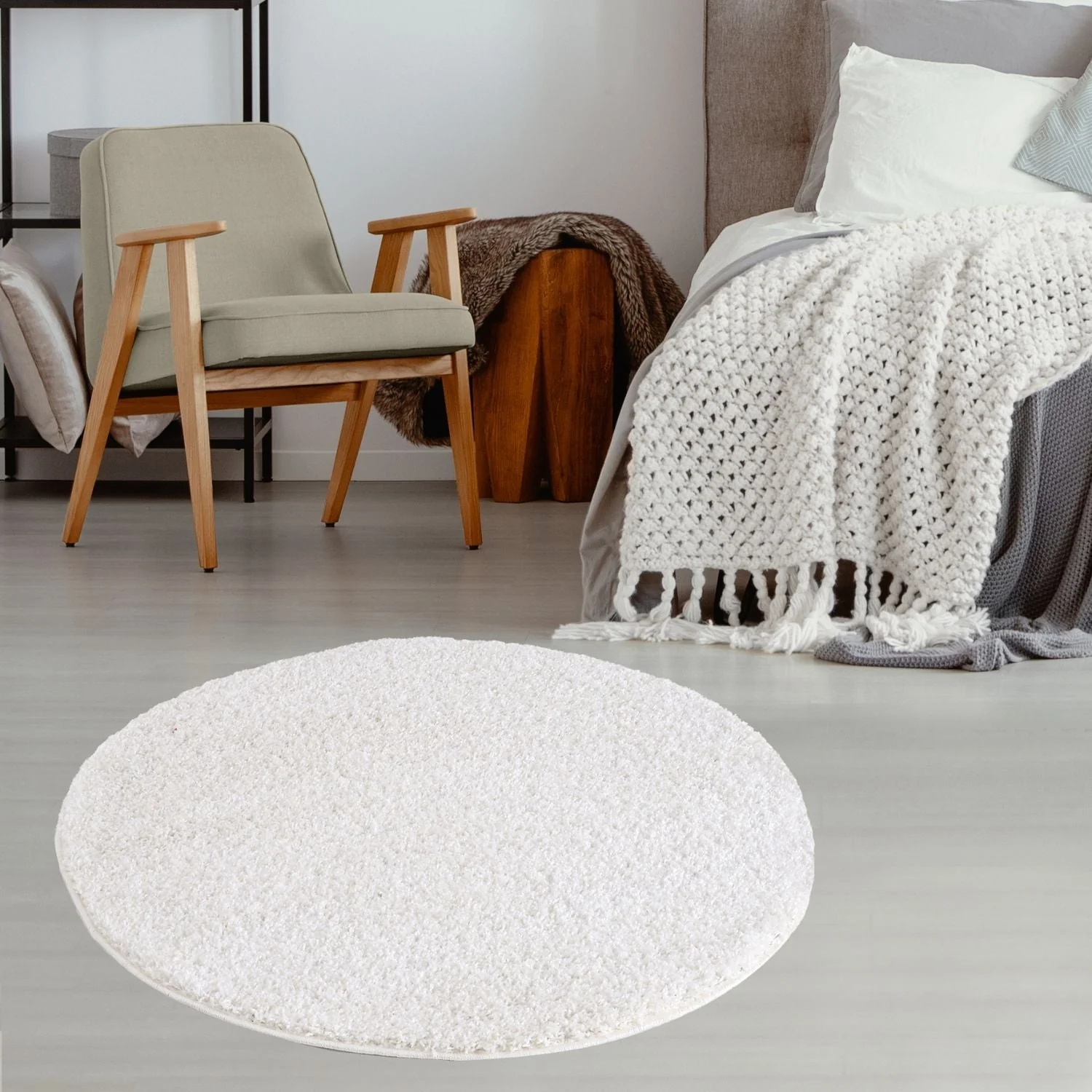 Myshaggy Solid White Rug - Image 23