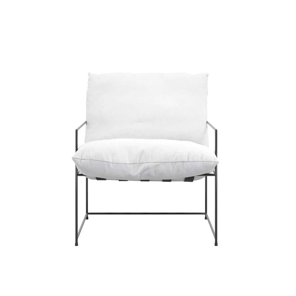 Brook White Chair - Image 2
