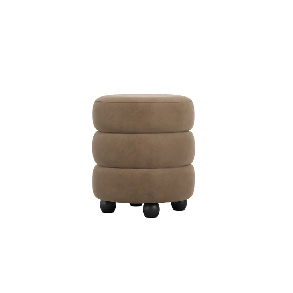 Emi Black and Black Pouffe - Image 3
