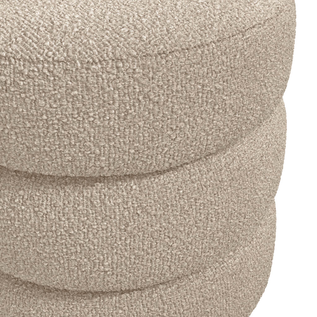 Emi Buff and Black Pouffe - Image 5