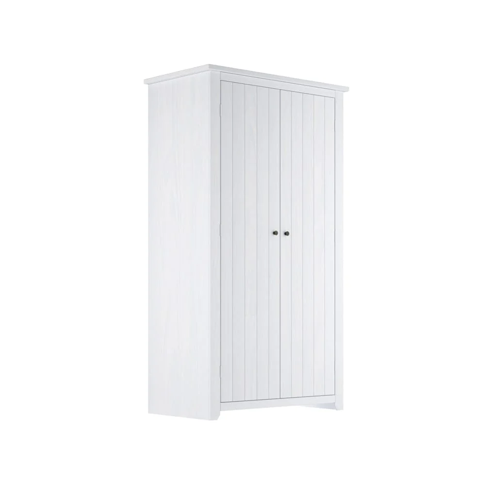Havana White 2 Door Wardrobe - Image 3