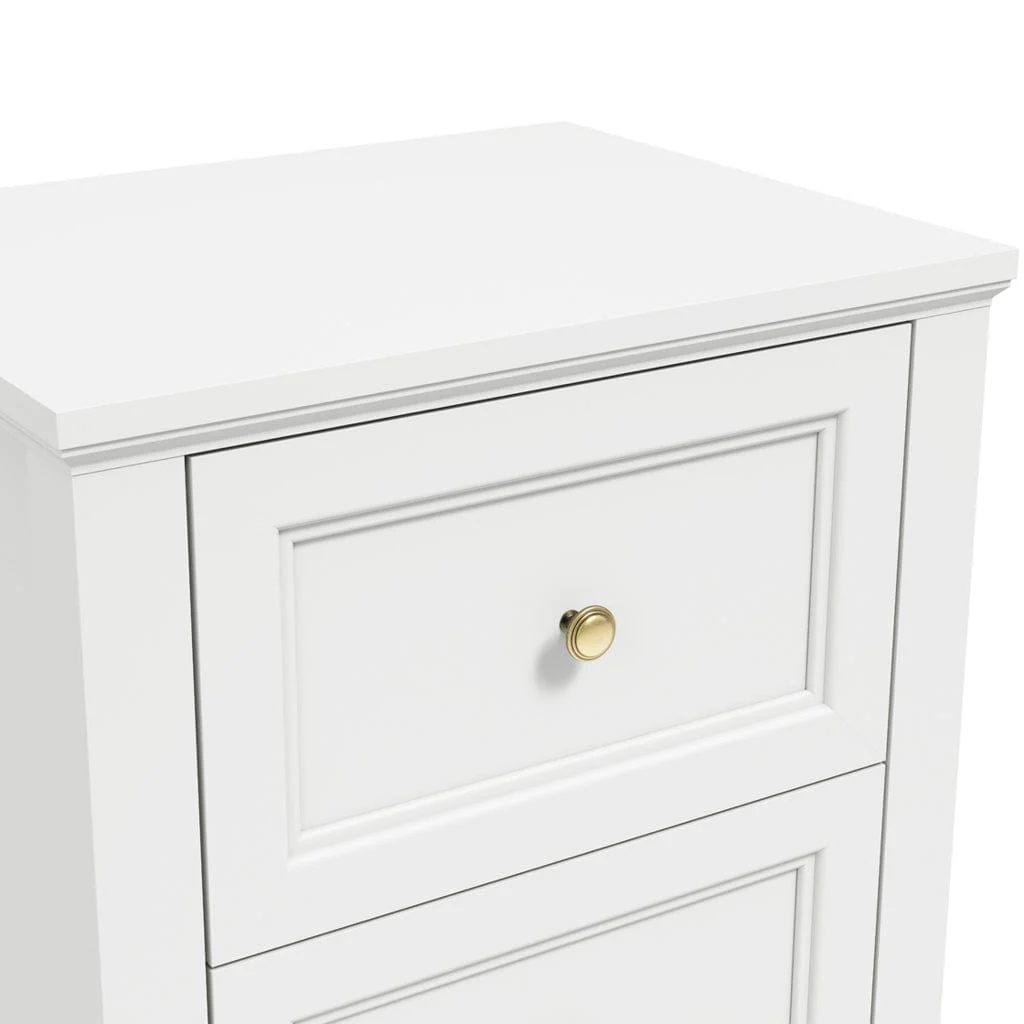 Ives White Bedside Cabinet - Image 4