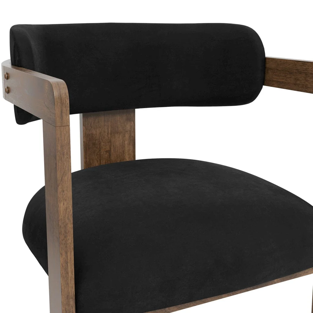 Mai Walnut Dining Chair - Image 3