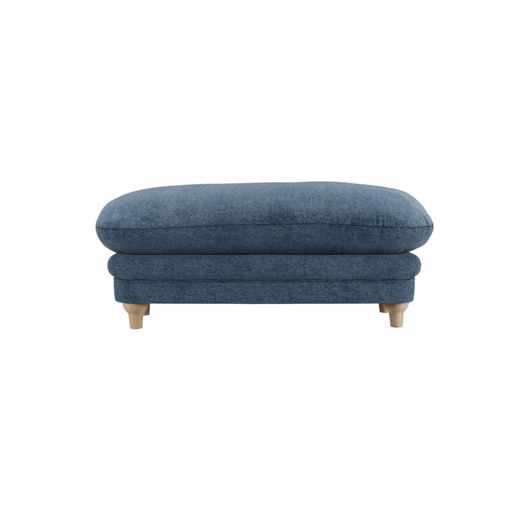 Plumpton Denim Blue Footstool - Image 4