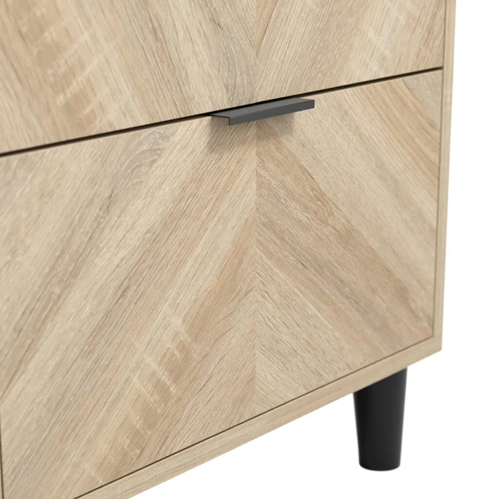 Stockhom Chevron Single Wardrobe - Image 8