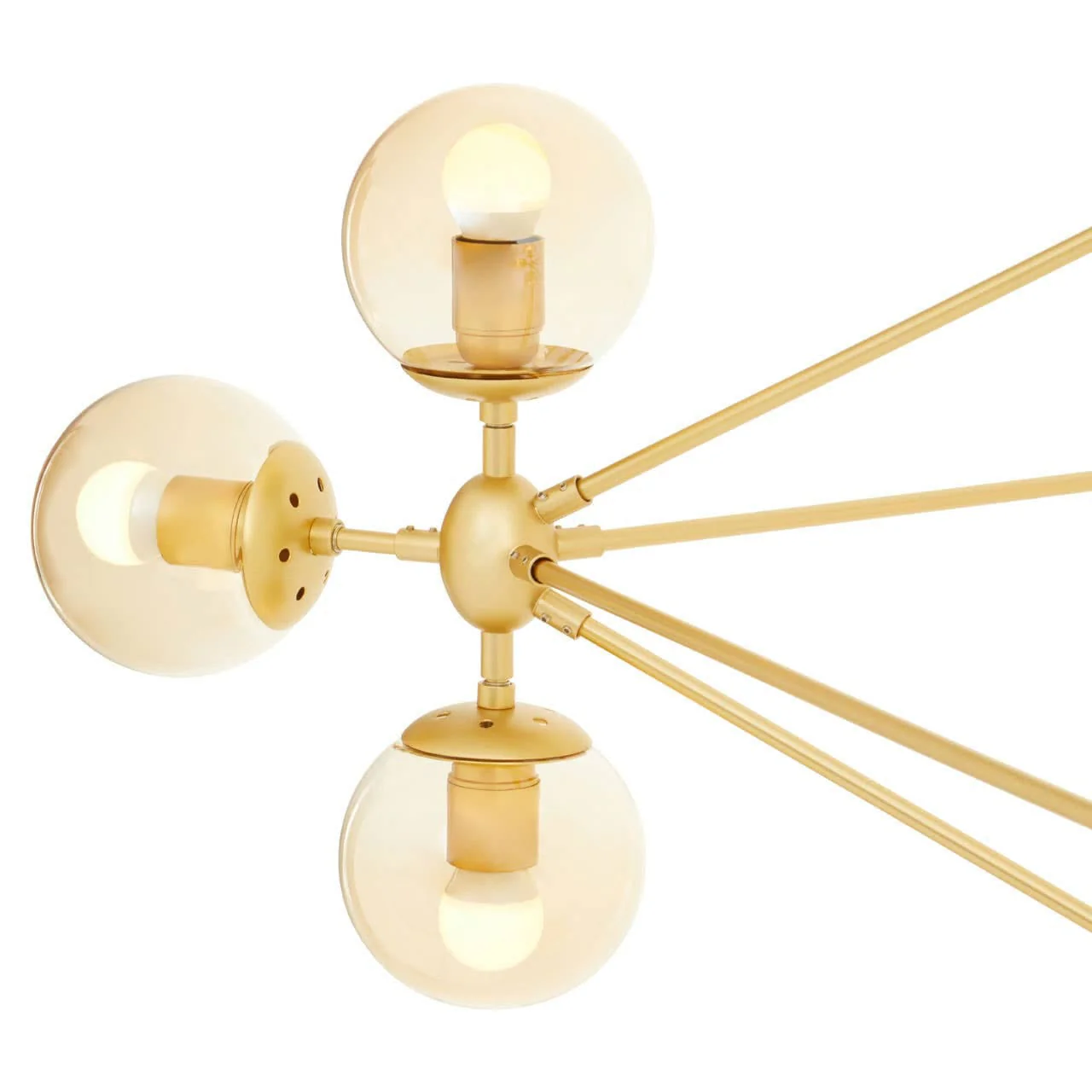 Abira Fifteen Arm Gold Finish Pendant Light - Image 8