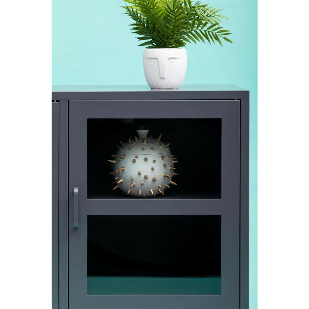 Acier Three Door Grey Sideboard - Image 10