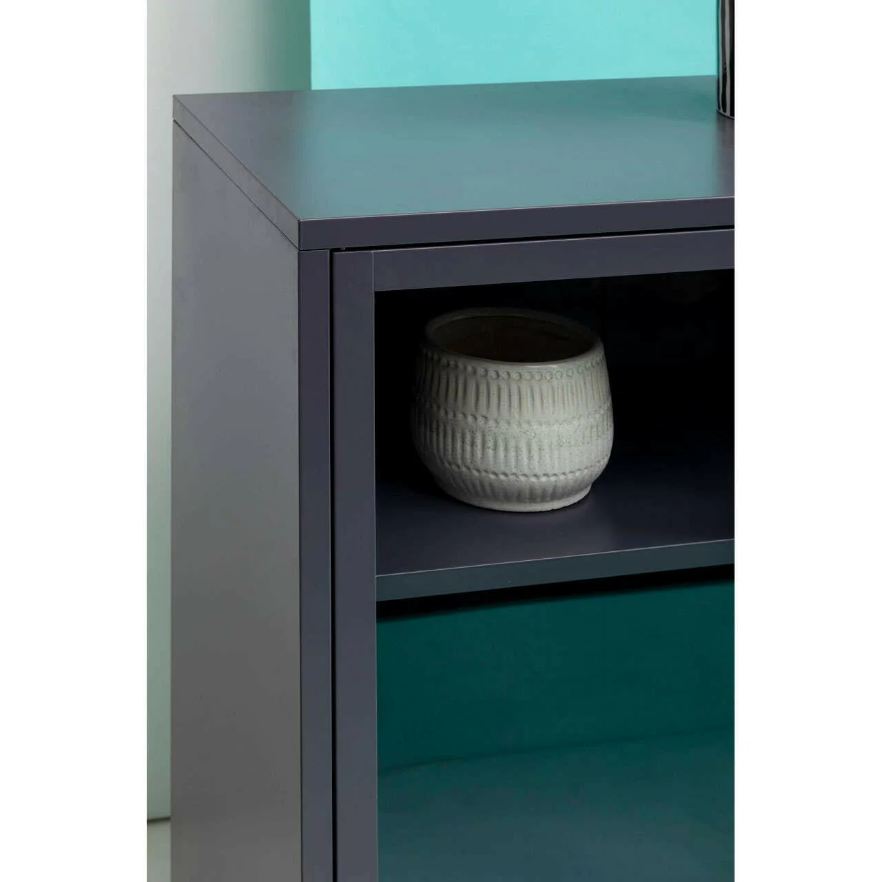 Acier Two Door Grey Cabinet - Image 14